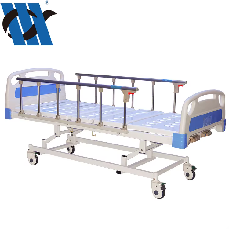 YC-T3611L(I) Height Adjustable 3 Crank Manual Medical Bed — image 3