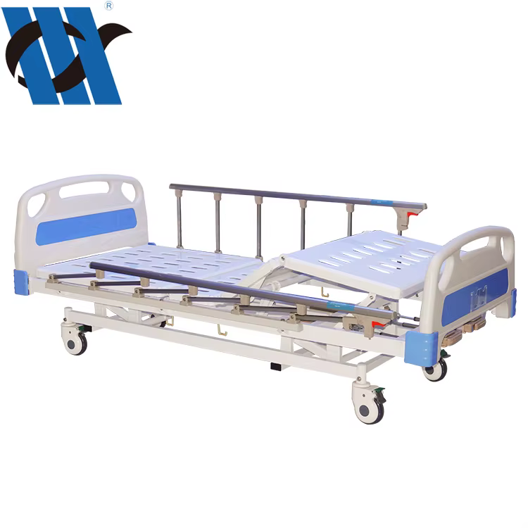 YC-T3611L(I) Height Adjustable 3 Crank Manual Medical Bed — image 5