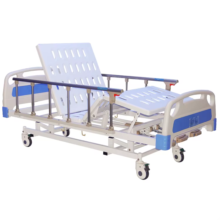 YC-T3611L(I) Height Adjustable 3 Crank Manual Medical Bed — image 6