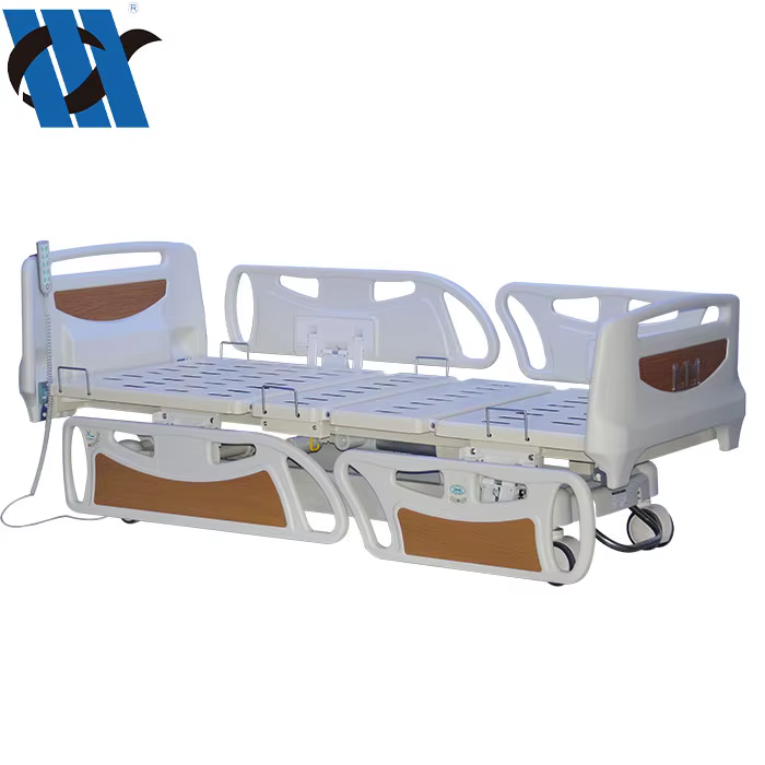 YC-E5618K(I) 5-Function Electric Adjustable Medical ICU Bed with ABS Cover — image 2