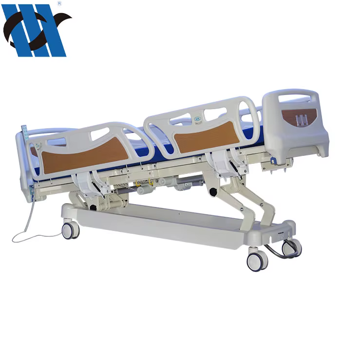 YC-E5618K(I) 5-Function Electric Adjustable Medical ICU Bed with ABS Cover — image 4