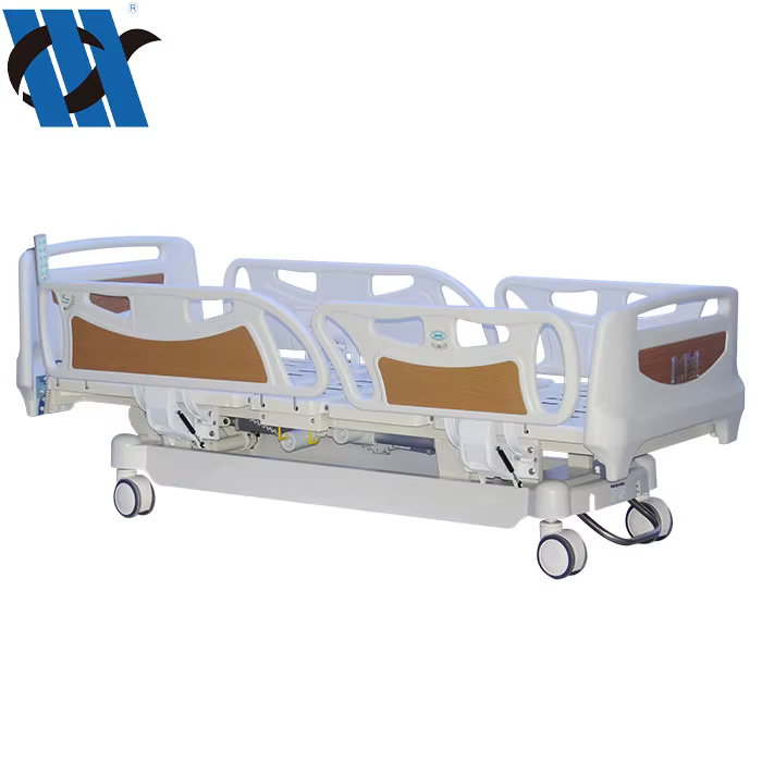 YC-E5618K(I) 5-Function Electric Adjustable Medical ICU Bed with ABS Cover — image 5