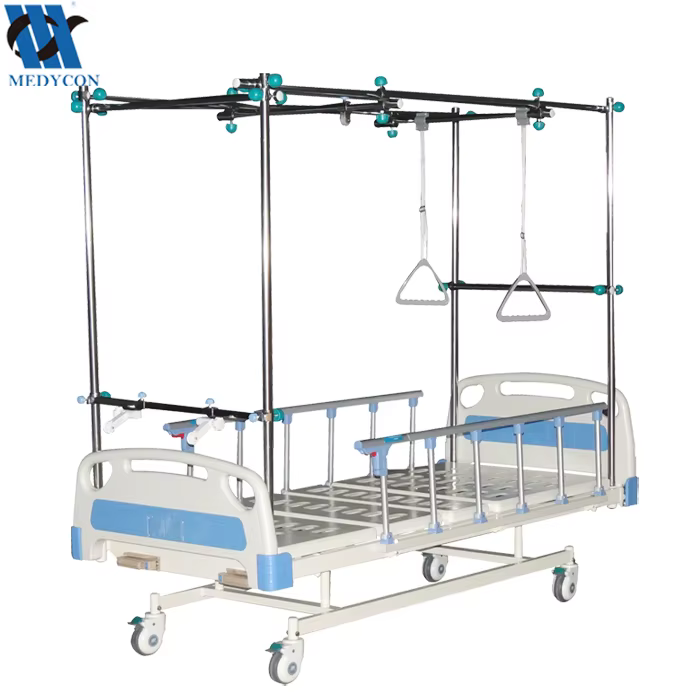 YC-T3116K Hospital Orthopedic Traction Stretcher Manual Three-Crank Adjustable Bed — image 3