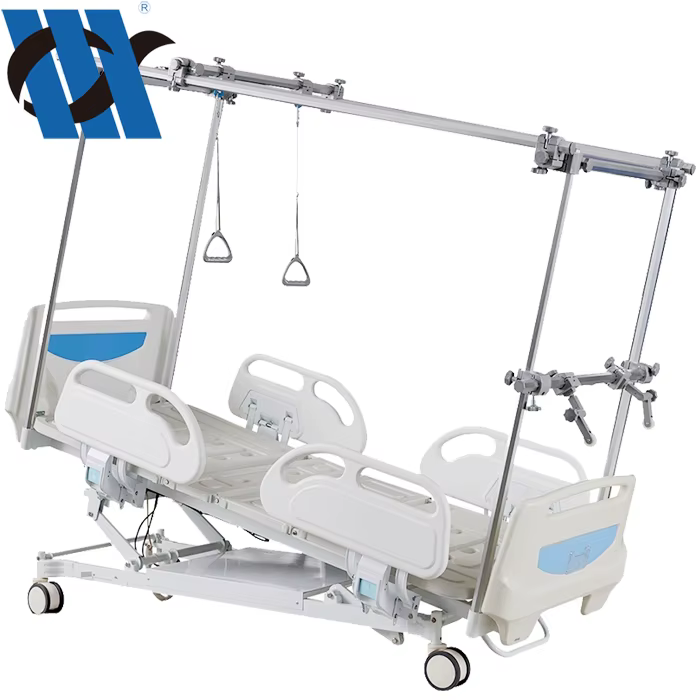 YC-T3116K Hospital Orthopedic Traction Stretcher Manual Three-Crank Adjustable Bed — image 6