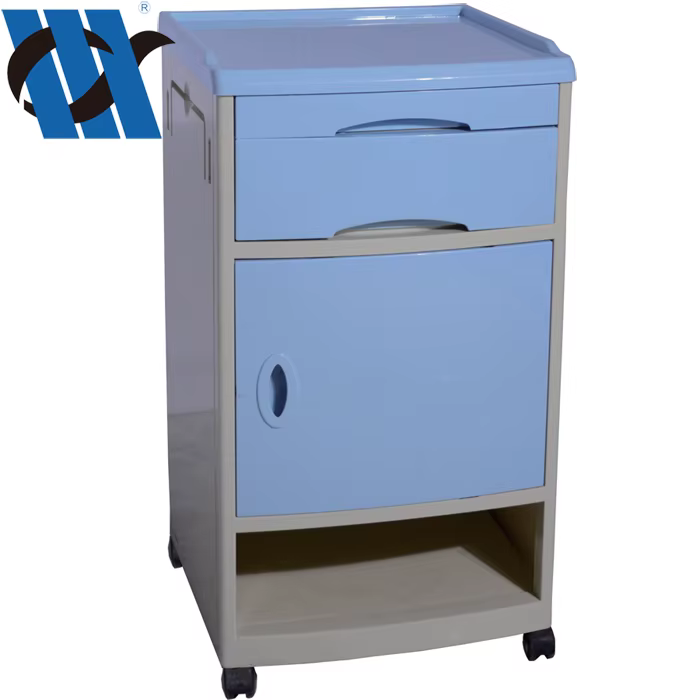 BDCB06 ABS Bedside Table Cabinet Lockers Cabinet — image 2