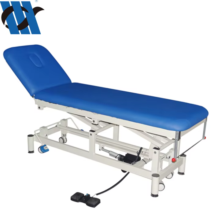 YC-C103(II) Hi-Low Electric Medical Examination Bed with Leg Holder — image 3