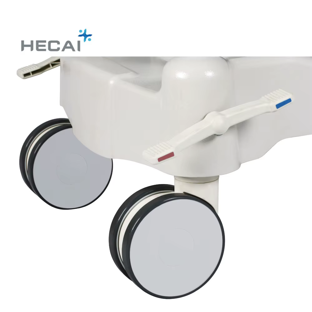 Hospital Medical Emergency Hydraulic Manual Stretcher Patient Transfer Trolley — image 5