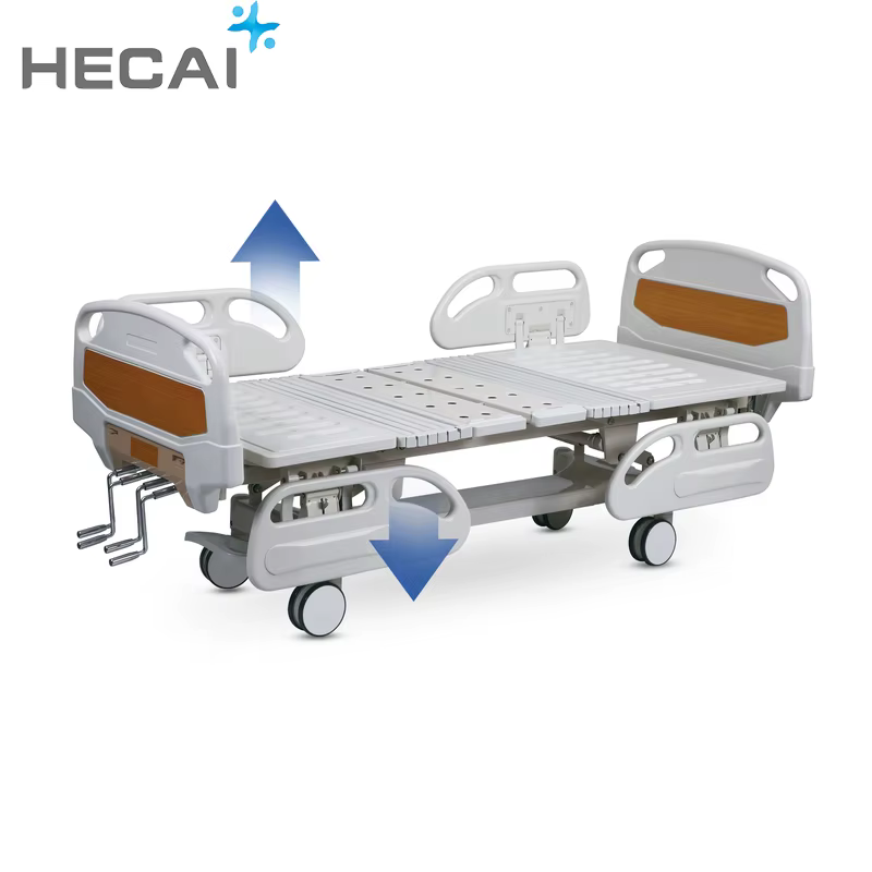 Hecai 4 Cranks 5 Function Adjustable Manual Hospital Bed — image 2