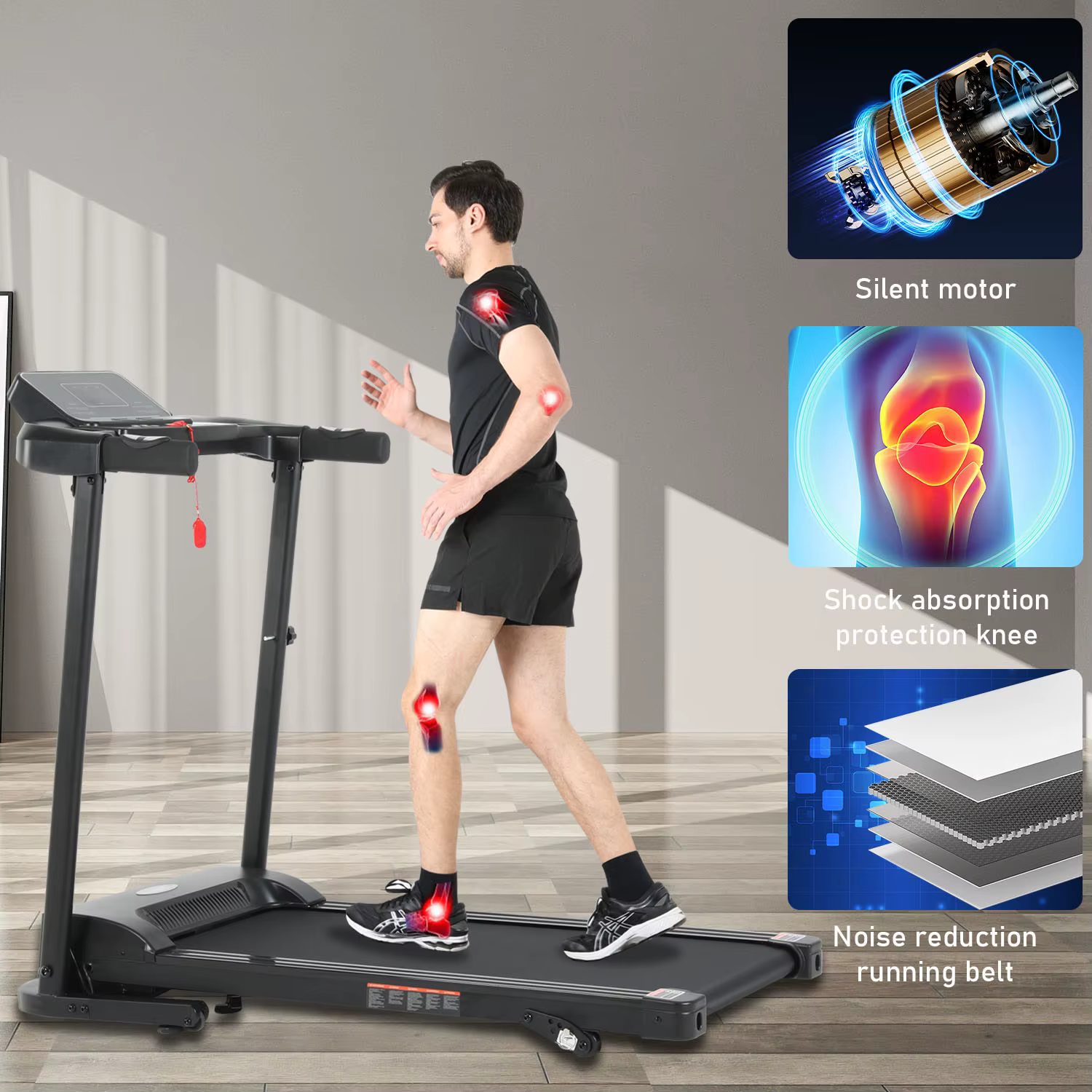 Good Quality Home Use Sports Electric Treadmill — image 2