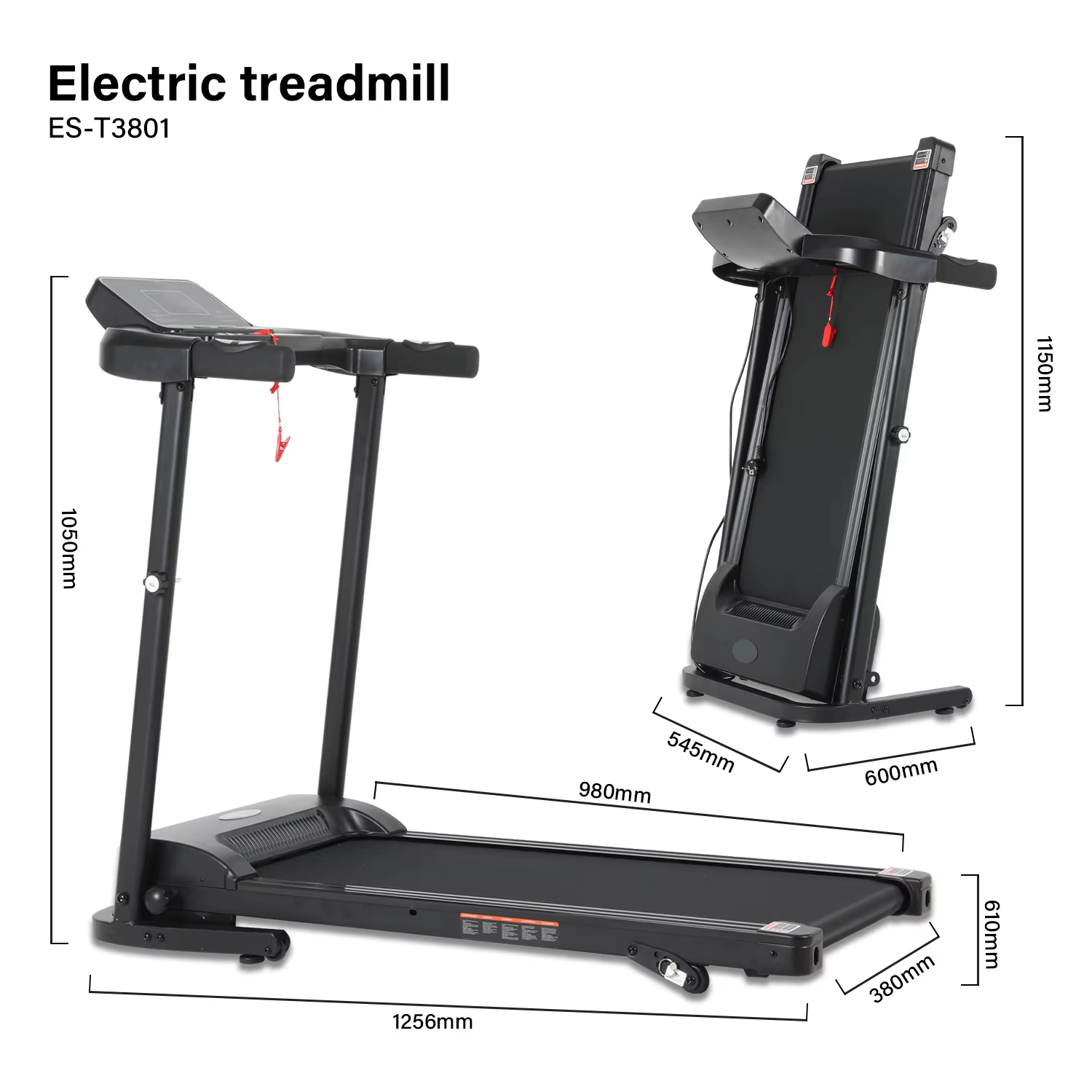 Good Quality Home Use Sports Electric Treadmill — image 4