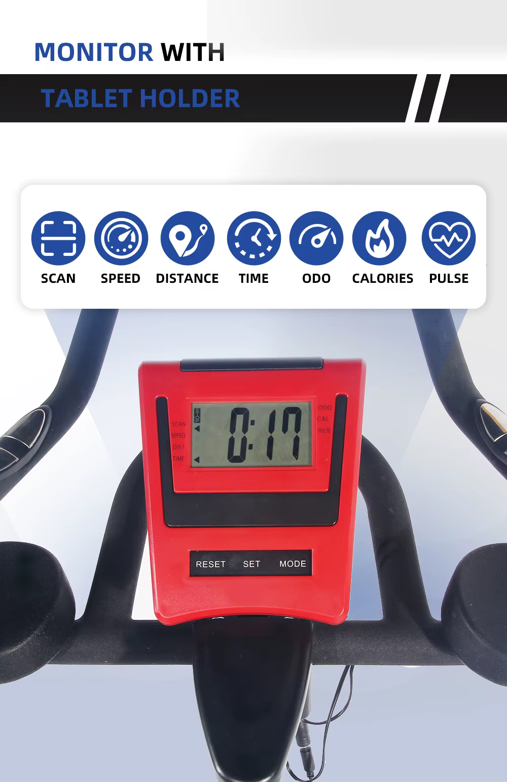 Bodyfit Spinning Bike Lightweight Exercise Machine — image 3
