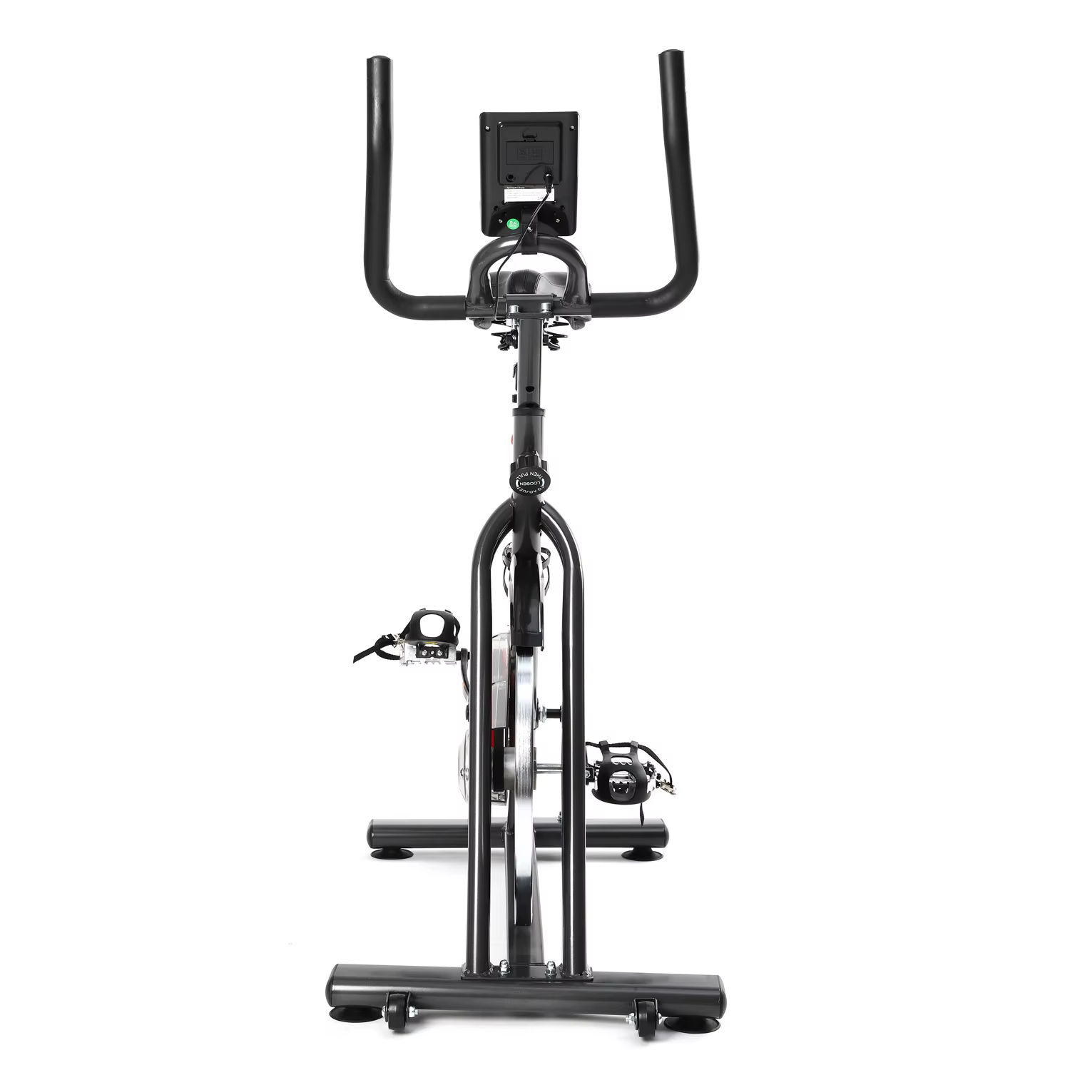 Indoor Small Exercise Cycling Machine with Transparent Chain Cover — image 4
