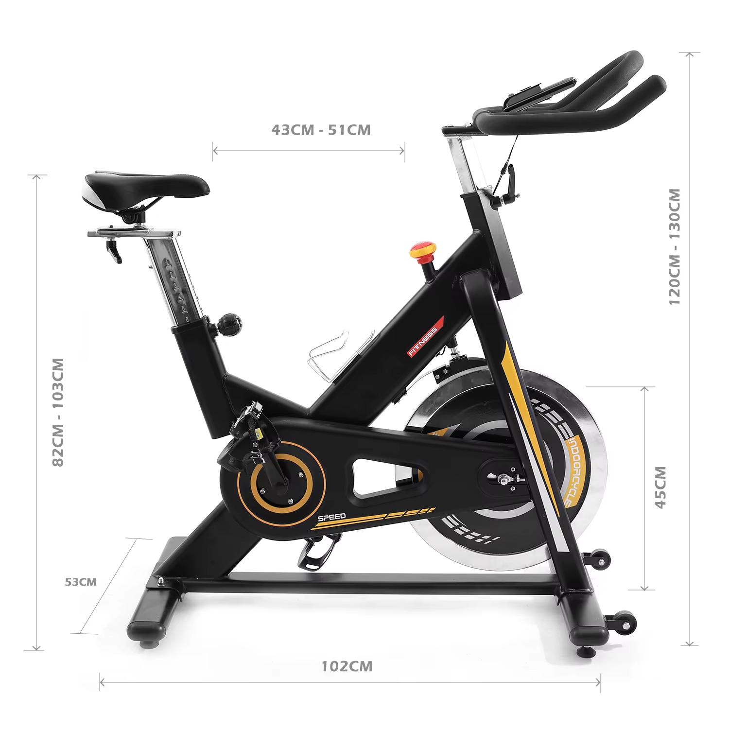 Cycling Spin Bike Aerobic Exercise Cardio Machine — image 2
