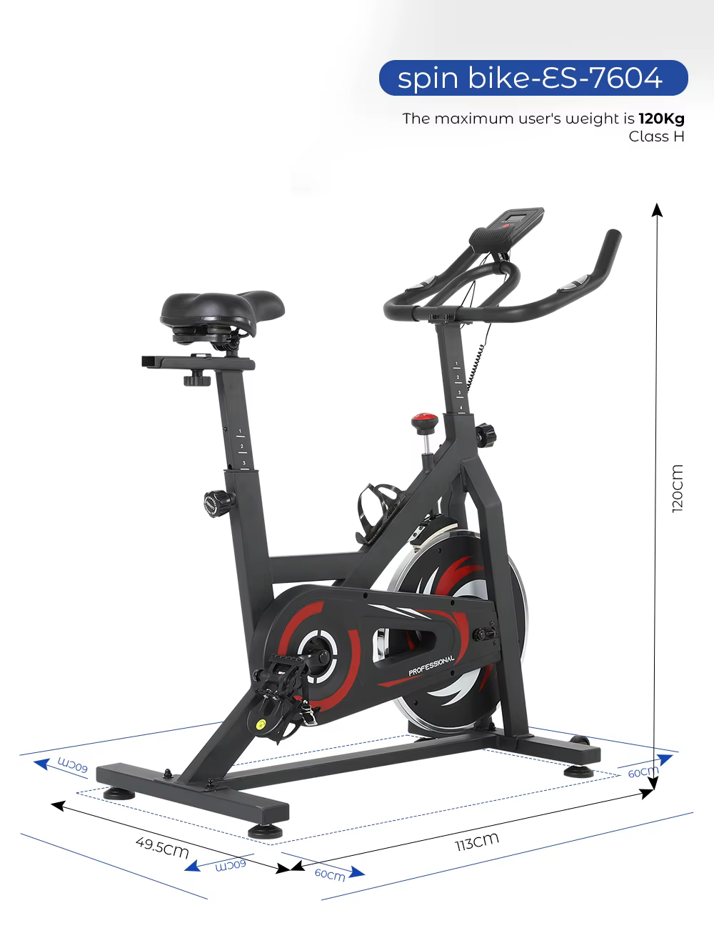 Home Gym Indoor Cycling Machine Spinning Bike — image 6
