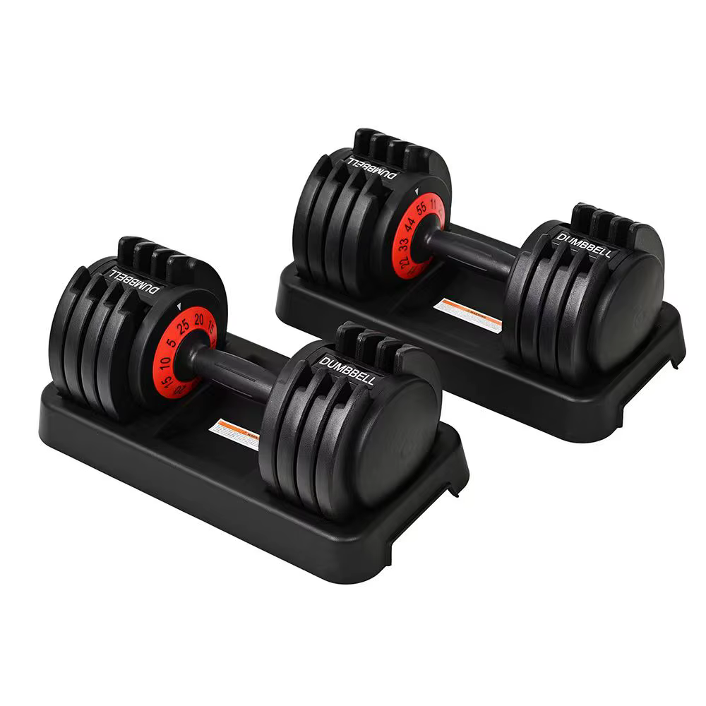 5-in-1 Adjustable 12.5/25lb Dumbbell Set — image 6