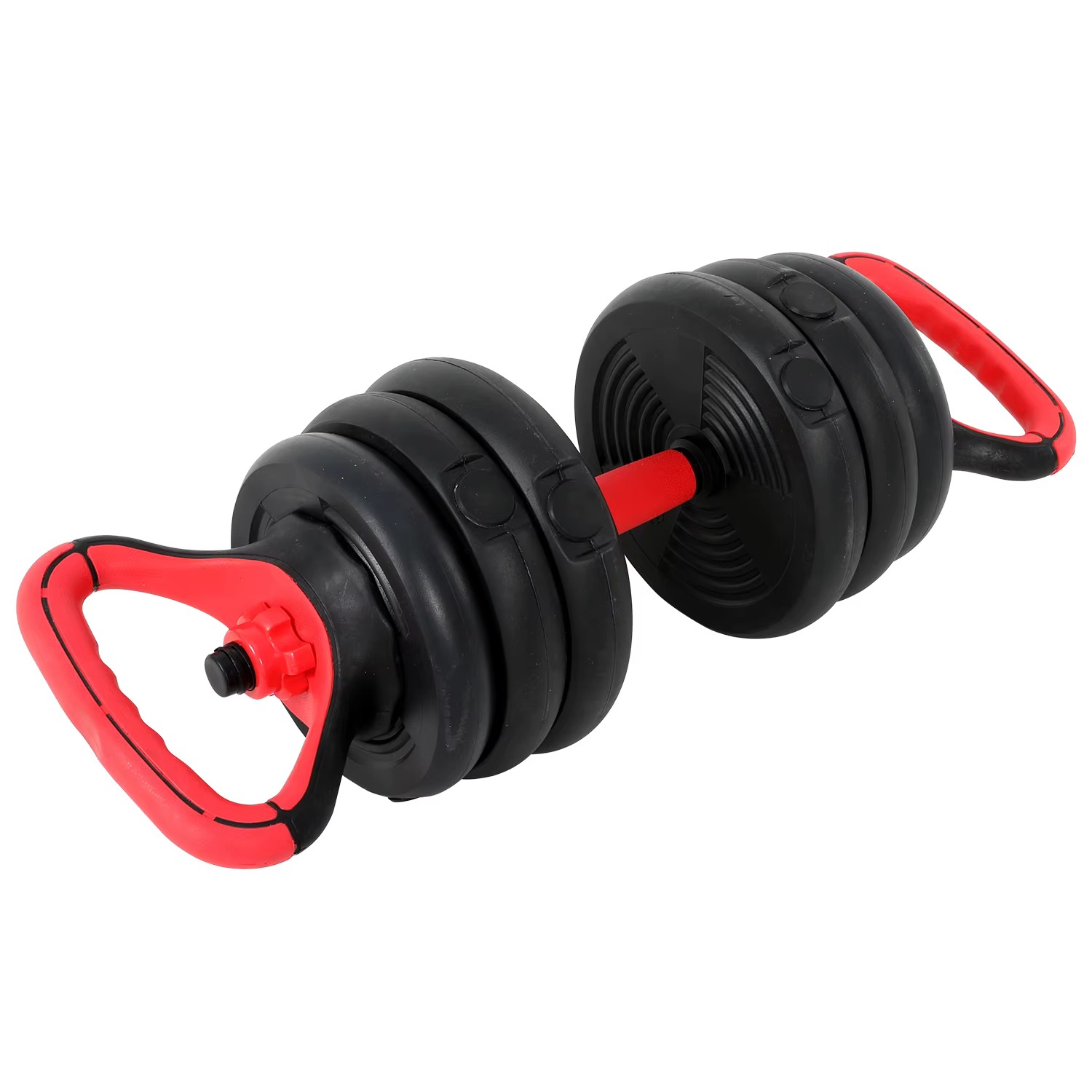 6-in-1 Adjustable Kettlebell Ab Wheel Handle Dumbbell Set — image 2