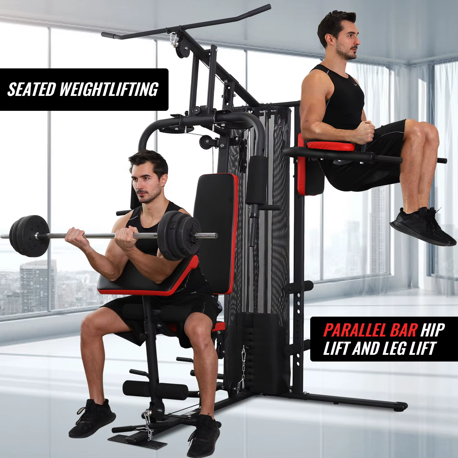 Multi-Function 3 Stations Home Gym — image 2
