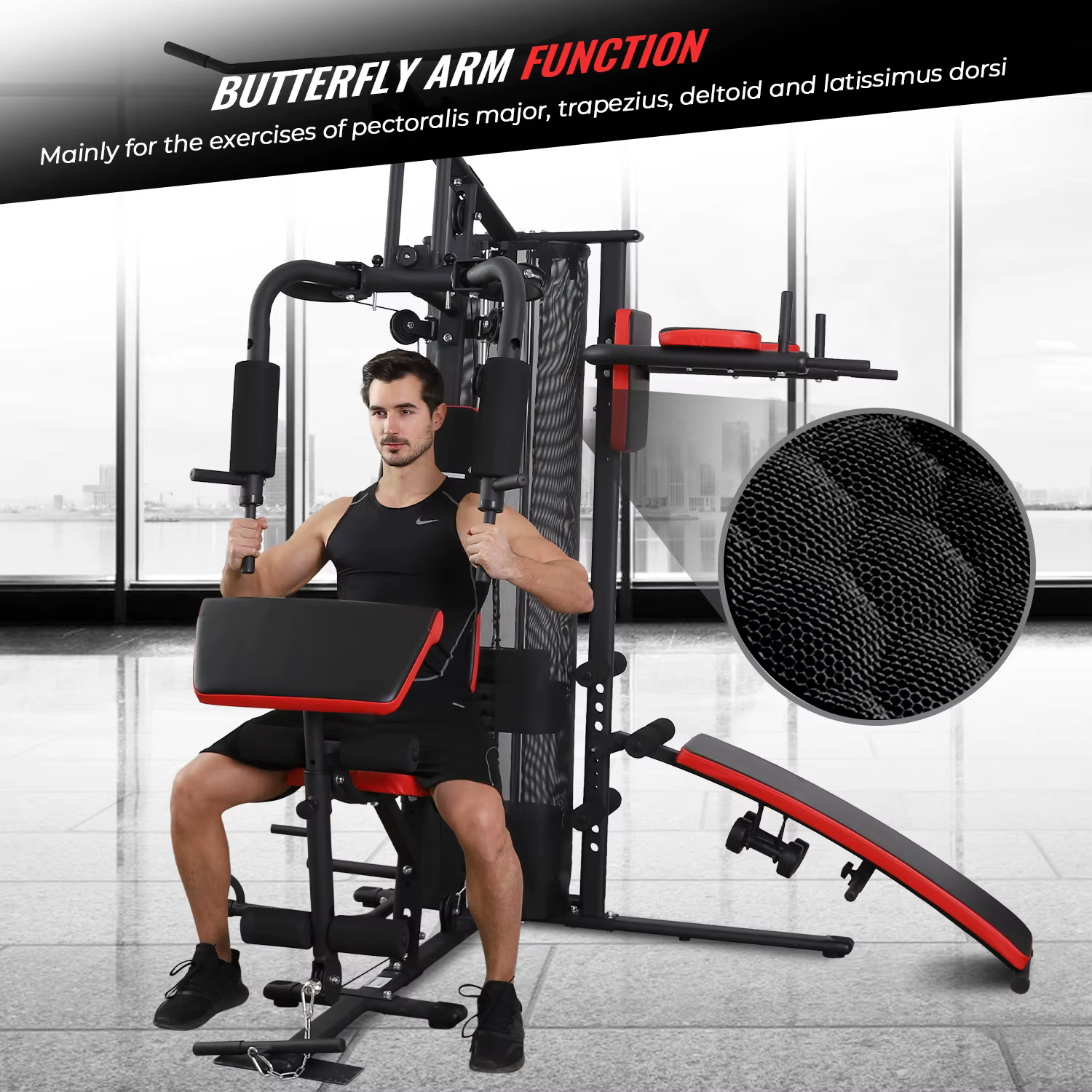Multi-Function 3 Stations Home Gym — image 4