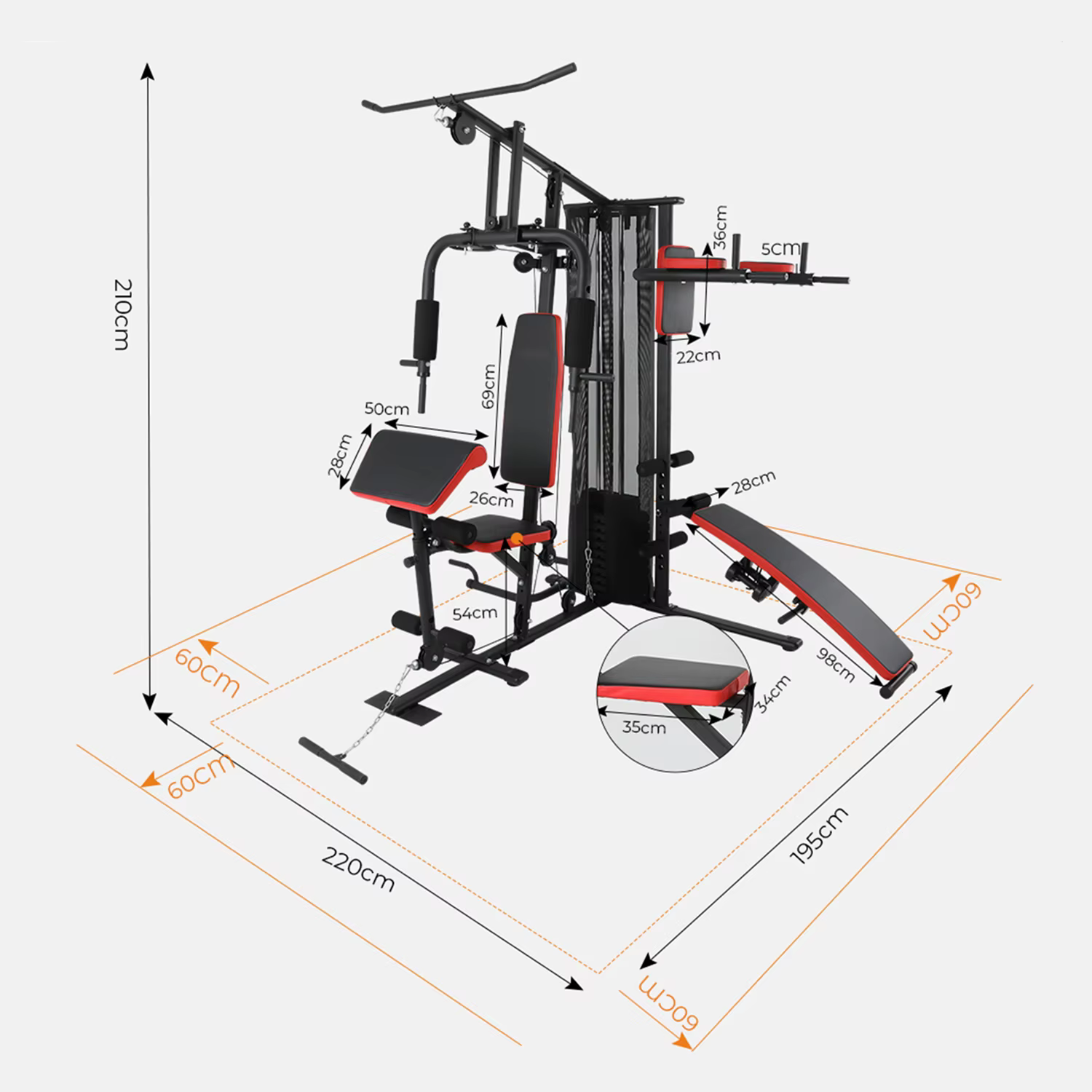 Steel Multi-Function Gym Equipment — image 6