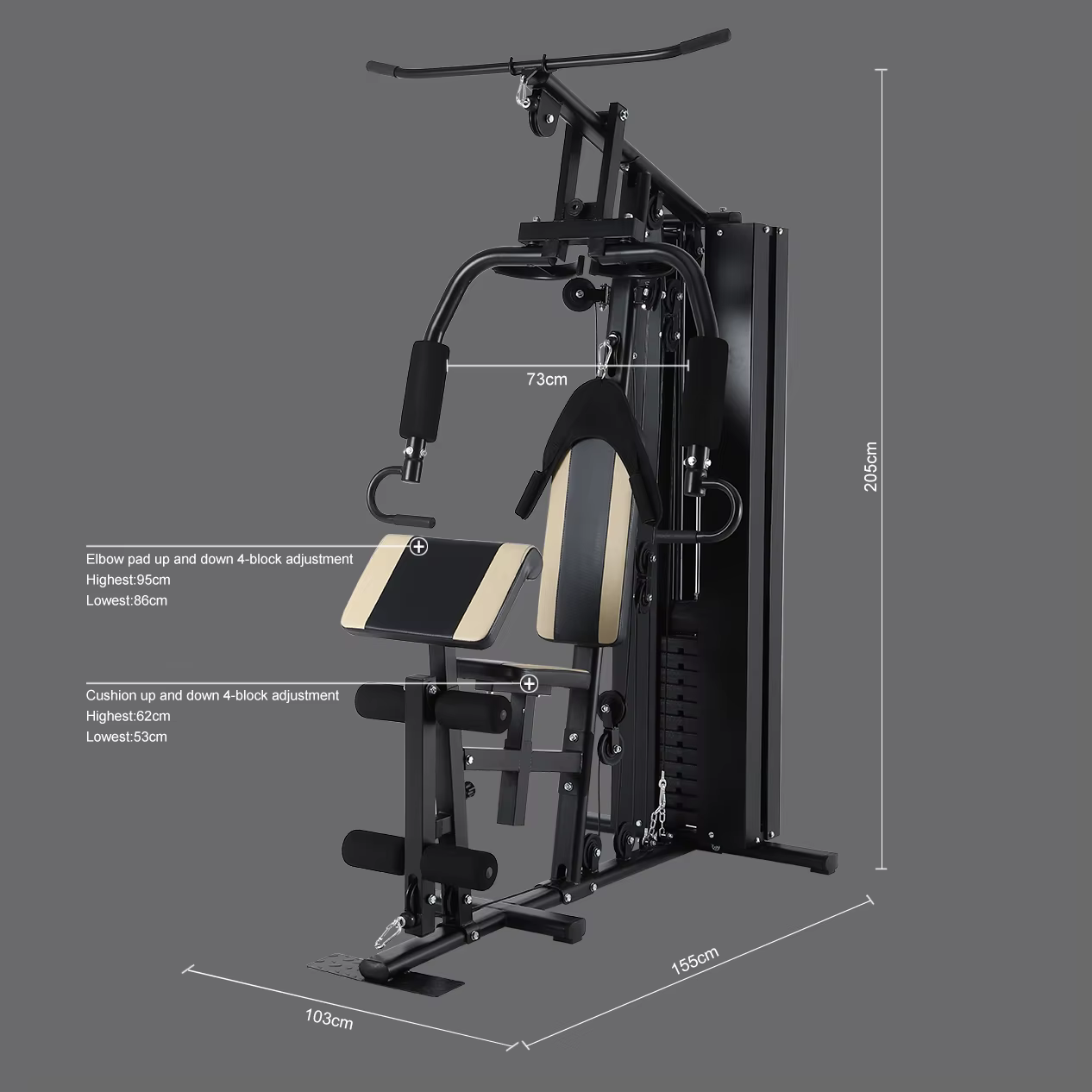 Wholesale Multi Station Gym 65kg Weight Block — image 6