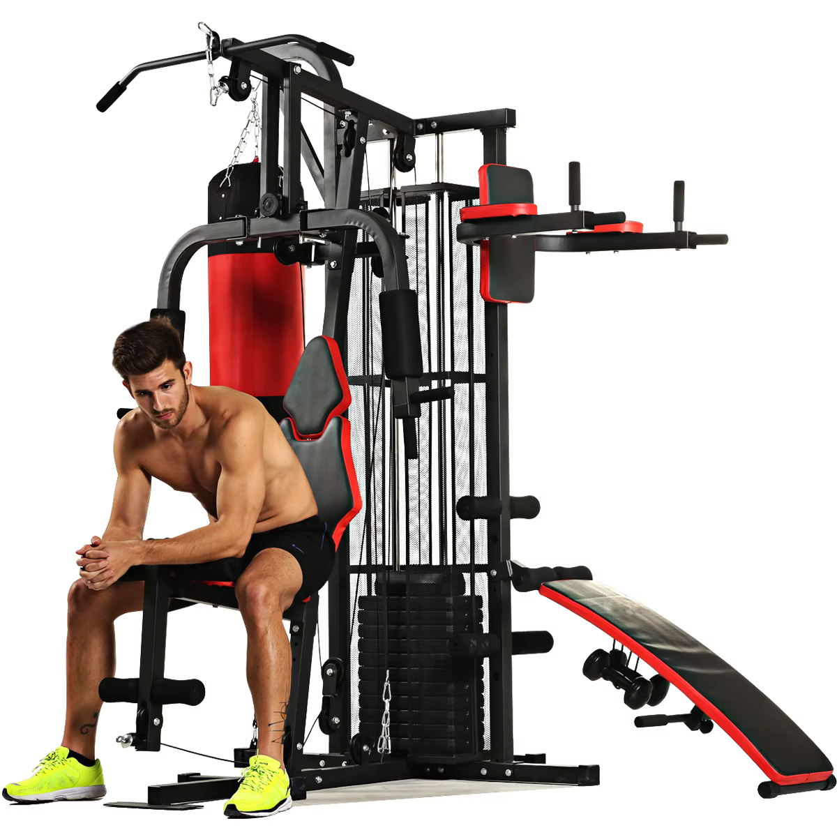 Home Use 3-in-1 Multi-Station Steel Fitness Gym Equipment — image 2