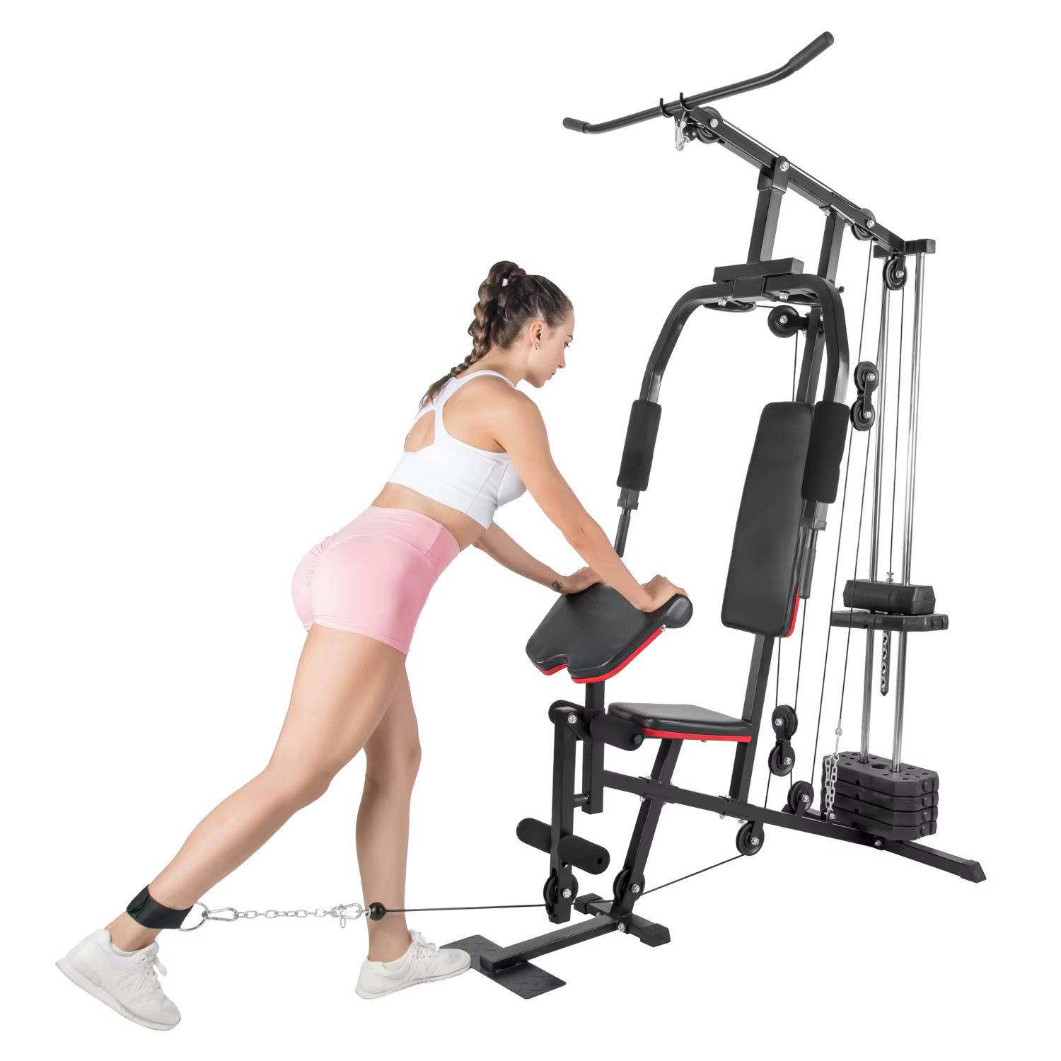 Professional Strength Muscle Training Multi-Station with 45kg Weight Stack — image 3