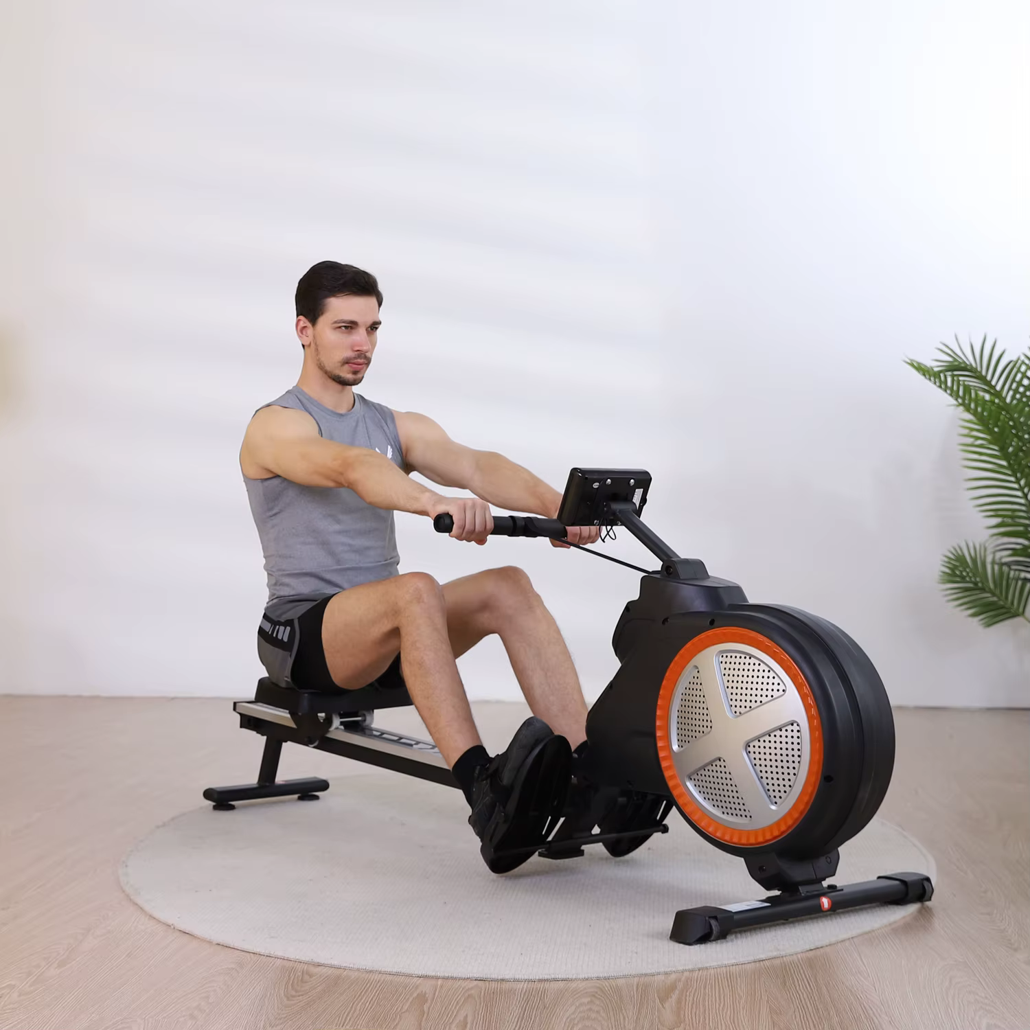 Indoor Fitness Workout Magnetic Rowing Machine — image 2