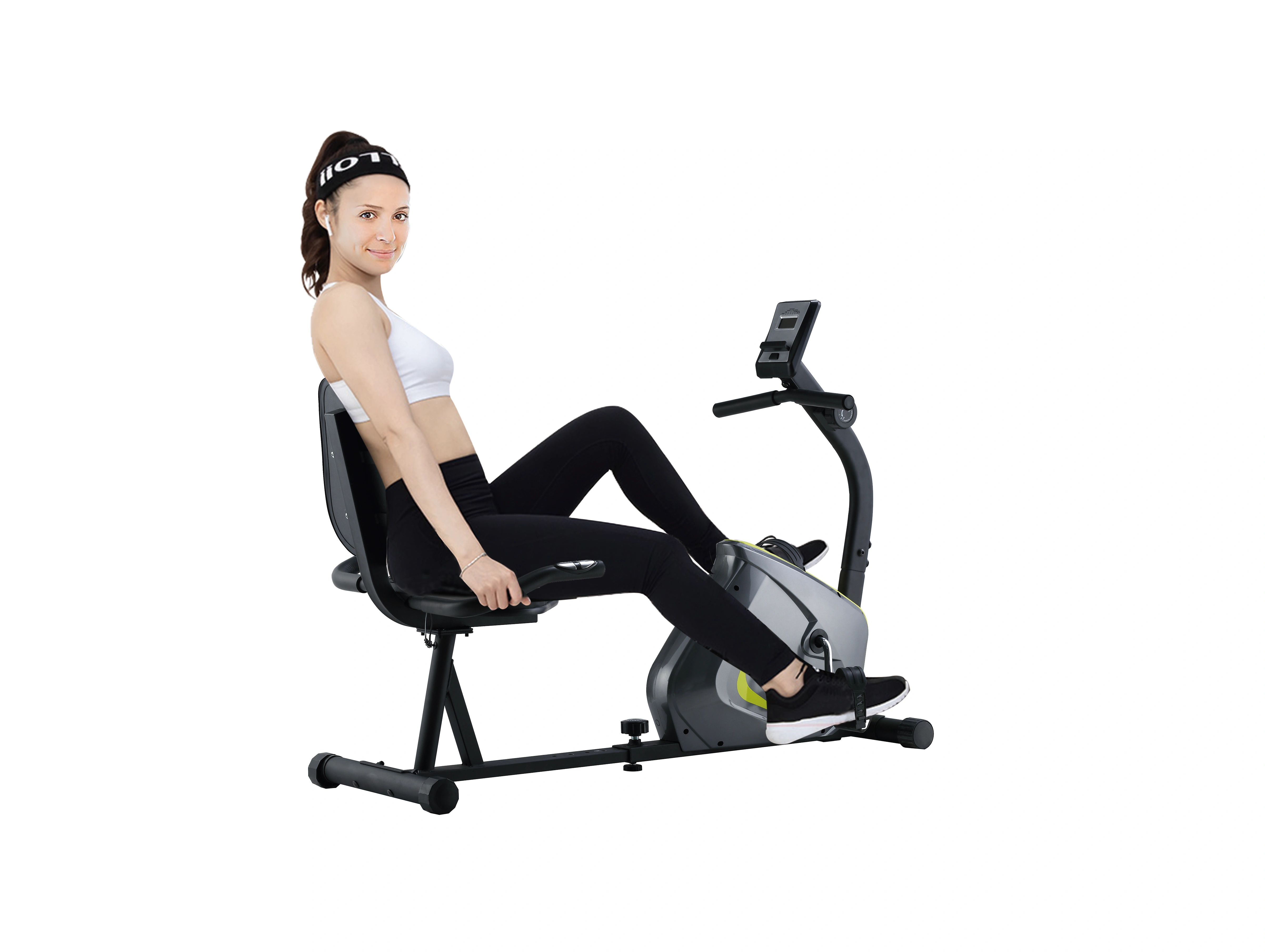 Home Fitness Lazy Exercise Bike Stationary Recumbent Bike — image 2