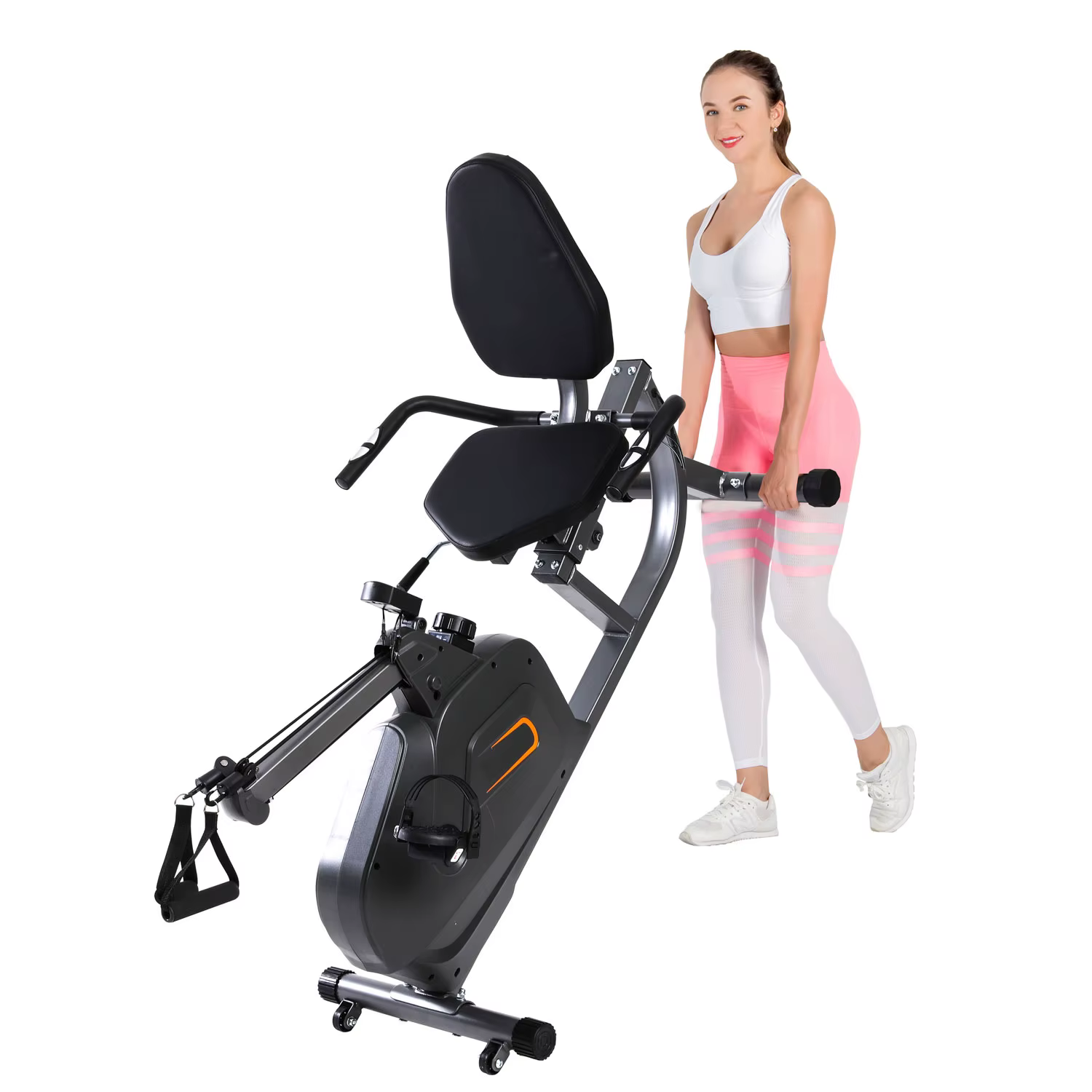 Indoor Bicycle Exercise Sit Down Recumbent Bike — image 6