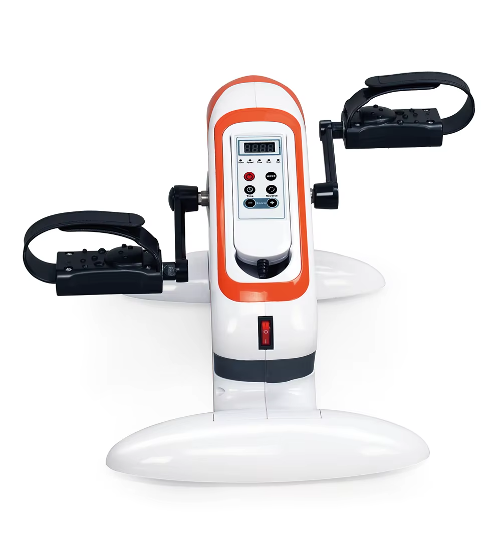 Electric Mini Bike for Elderly Rehabilitation Bodybuilding Foot Pedal Leg Exercise Machine — image 2