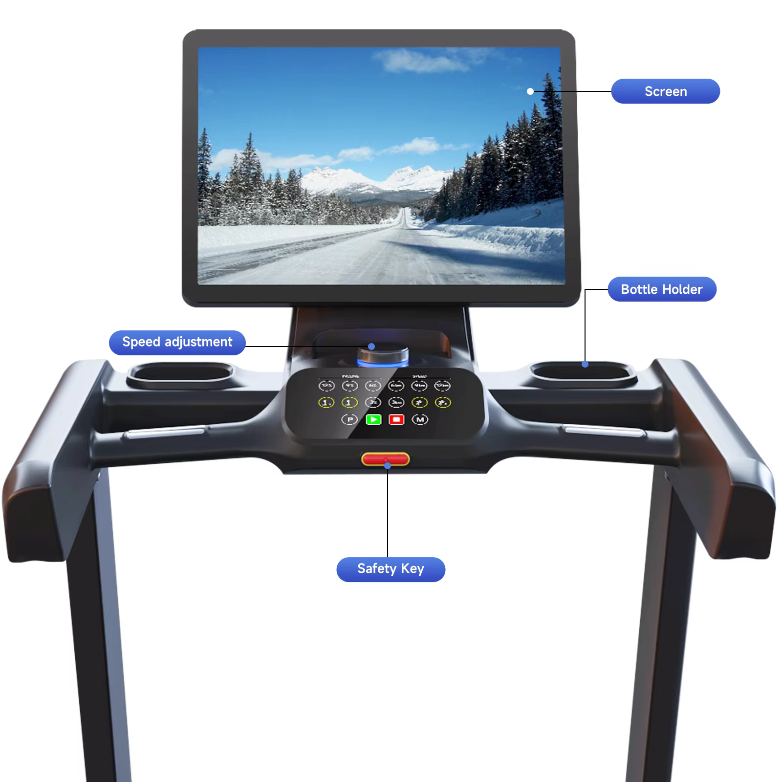 Ypoo M8 Pro Smart Commercial Treadmill — image 2