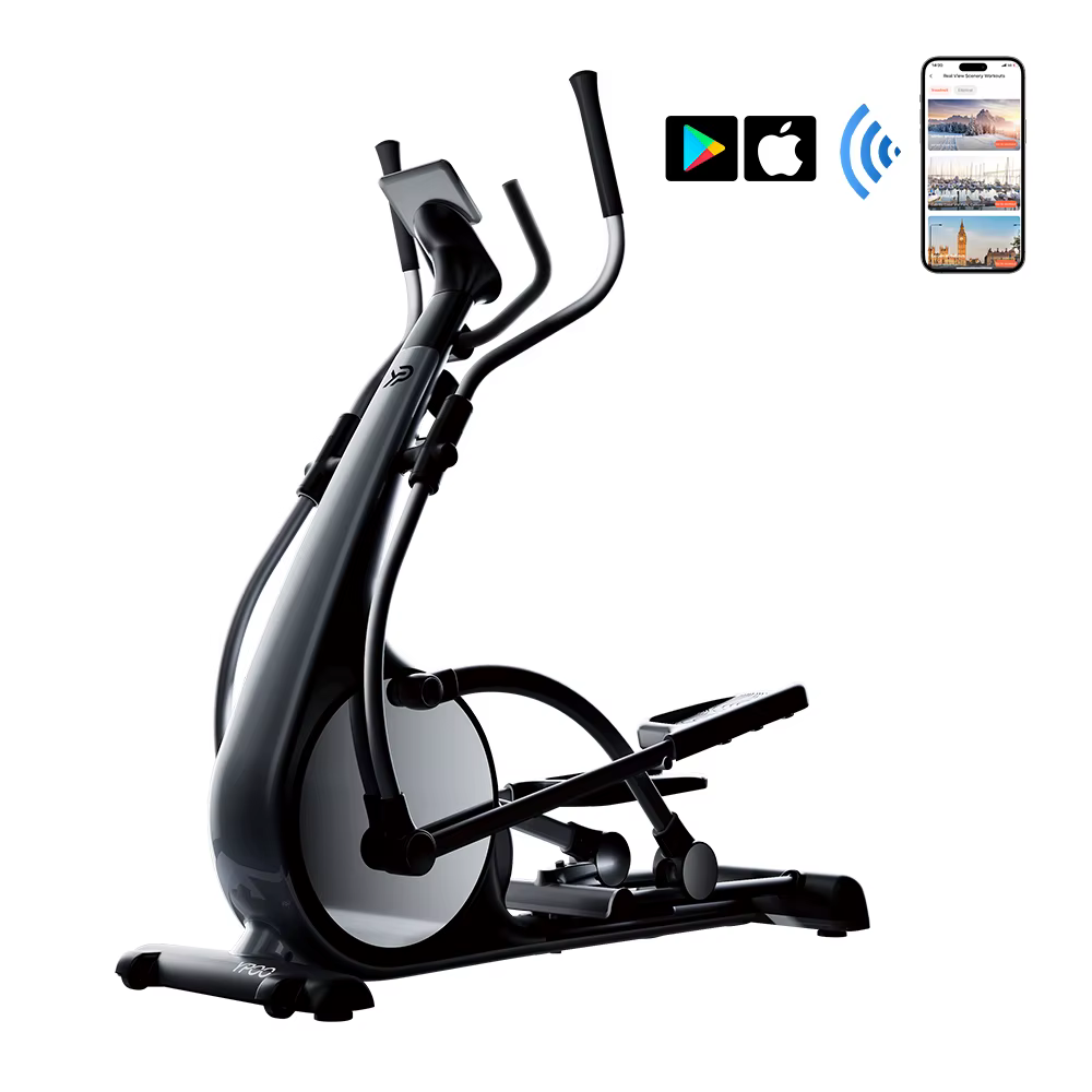 YPOO Customized Logo Self Powered Exercise Bike Elliptical Cross Trainer — image 3