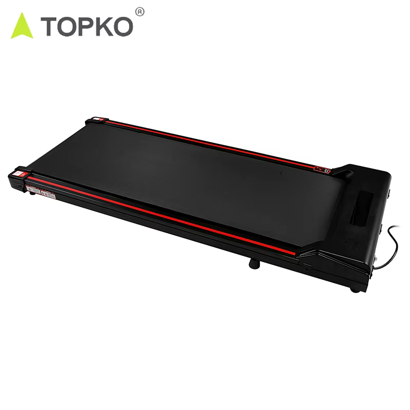 TOPKO Portable Thin Walking Pad Treadmill with LED Display and Optional Handrail — image 4