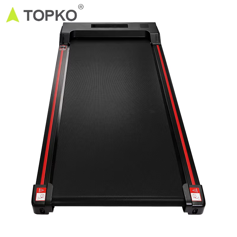 TOPKO Portable Thin Walking Pad Treadmill with LED Display and Optional Handrail — image 5