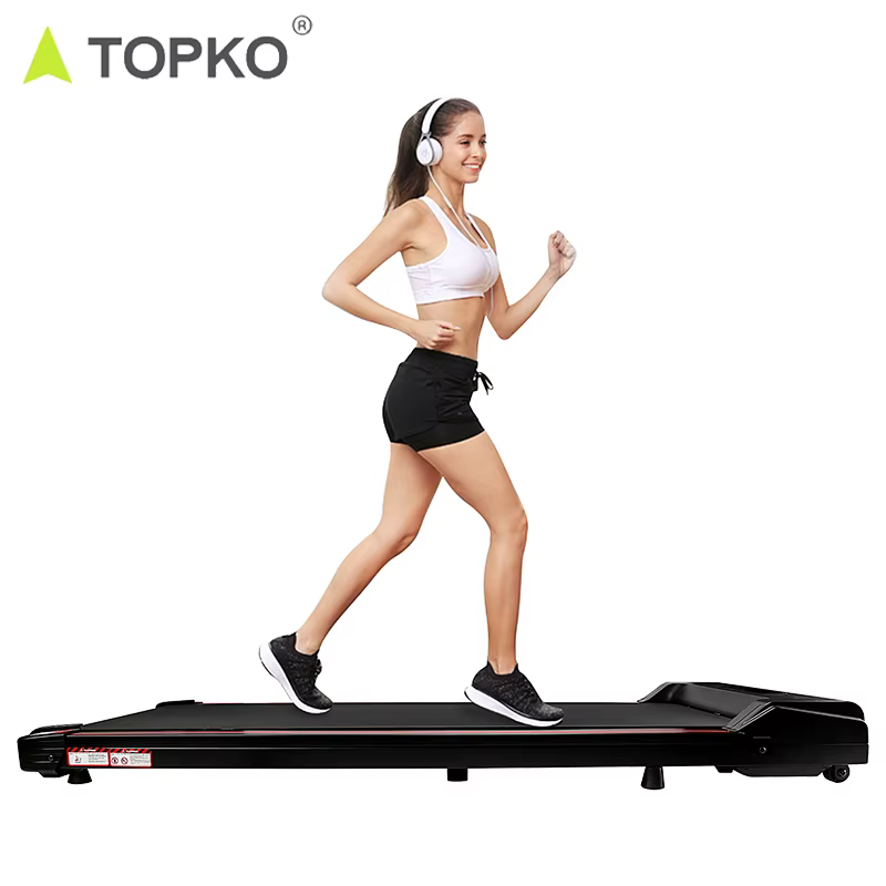 TOPKO Portable Thin Walking Pad Treadmill with LED Display and Optional Handrail — image 6