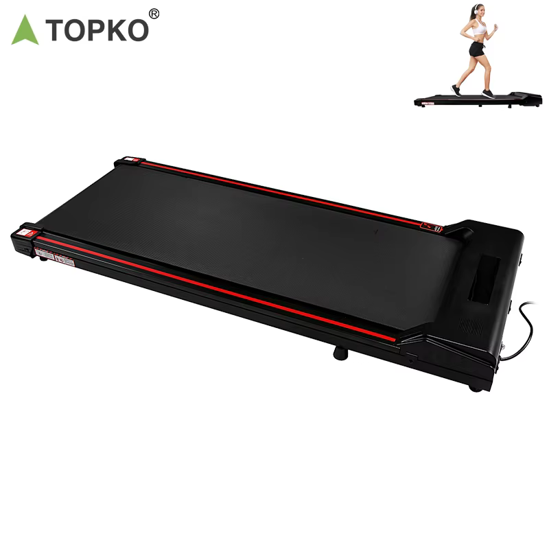 TOPKO Portable Thin Walking Pad Treadmill with LED Display and Optional Handrail — image 7