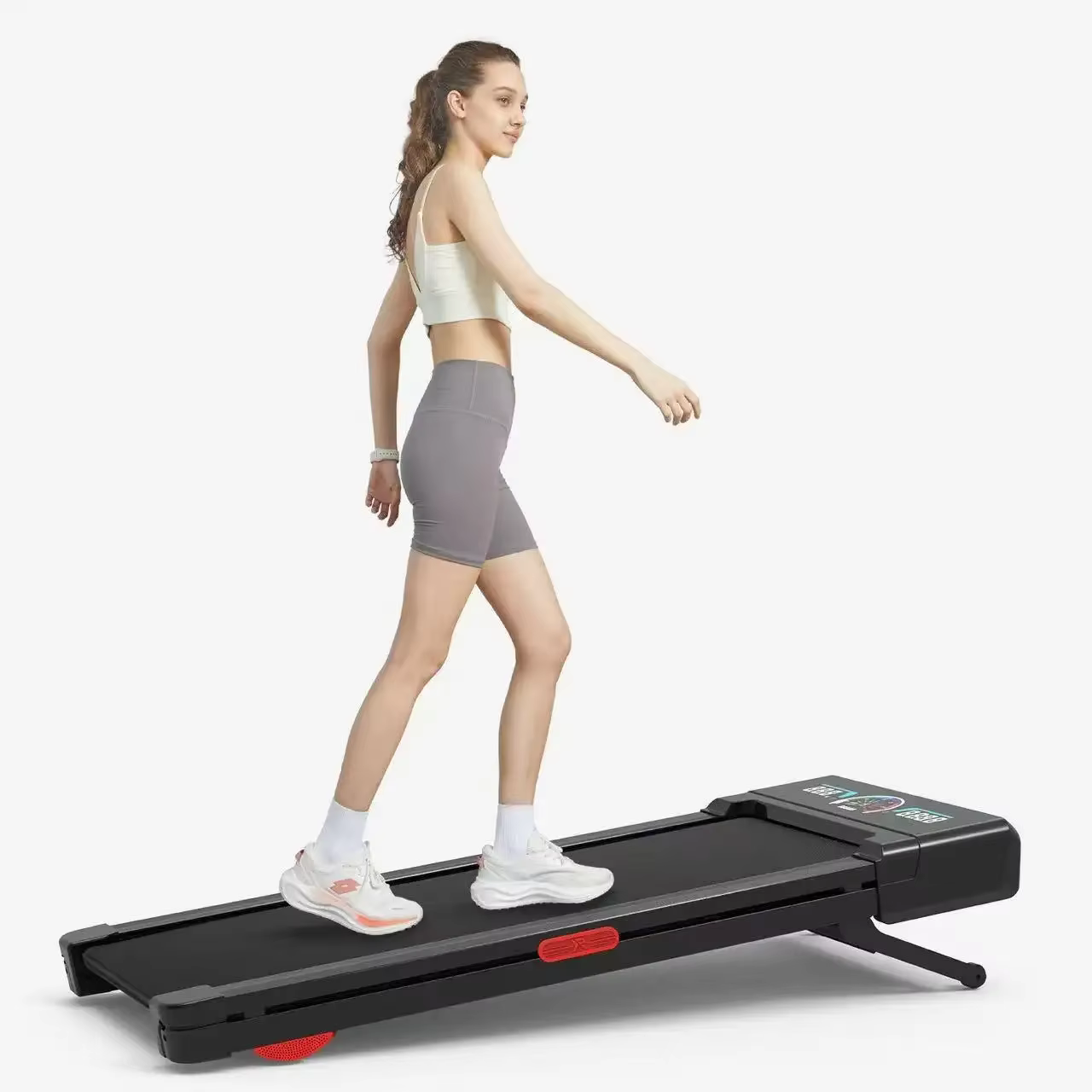 Home Use Fitness Equipment LED Screen Walking Pad Under Desk Treadmill with Incline — image 4