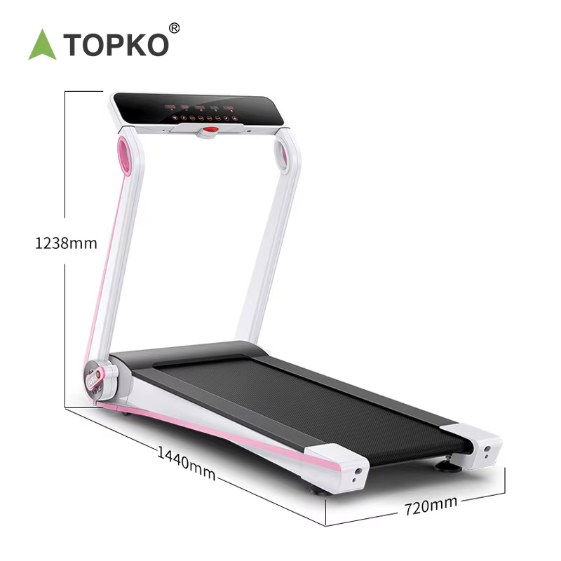 High Quality Foldable Electric Walking Treadmill with 0.75HP Motor — image 3