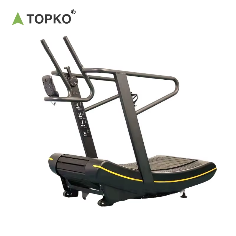 Topko Manual Curved Commercial Treadmill Machine — image 3