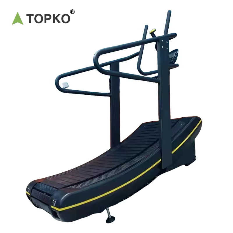 Topko Manual Curved Commercial Treadmill Machine — image 4