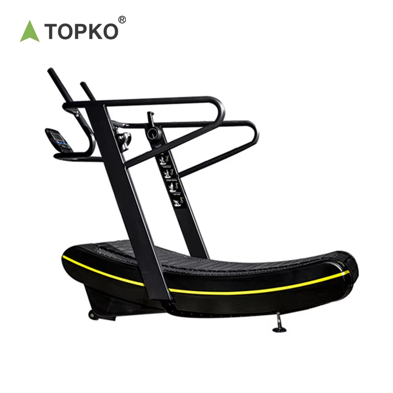Topko Manual Curved Commercial Treadmill Machine — image 7