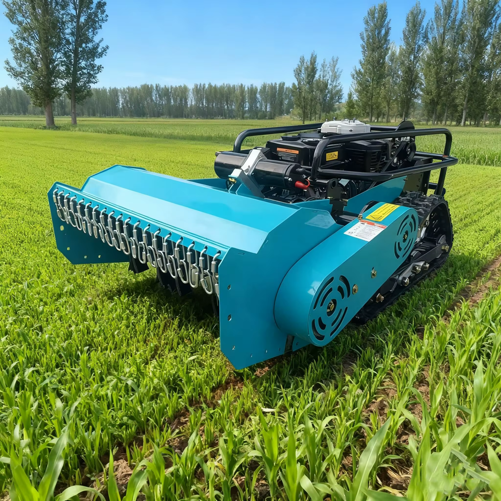 Robotic Smart Lawn Mower Self-Propelled Industrial Grade Wireless Automatic Grass Trimmer — image 3