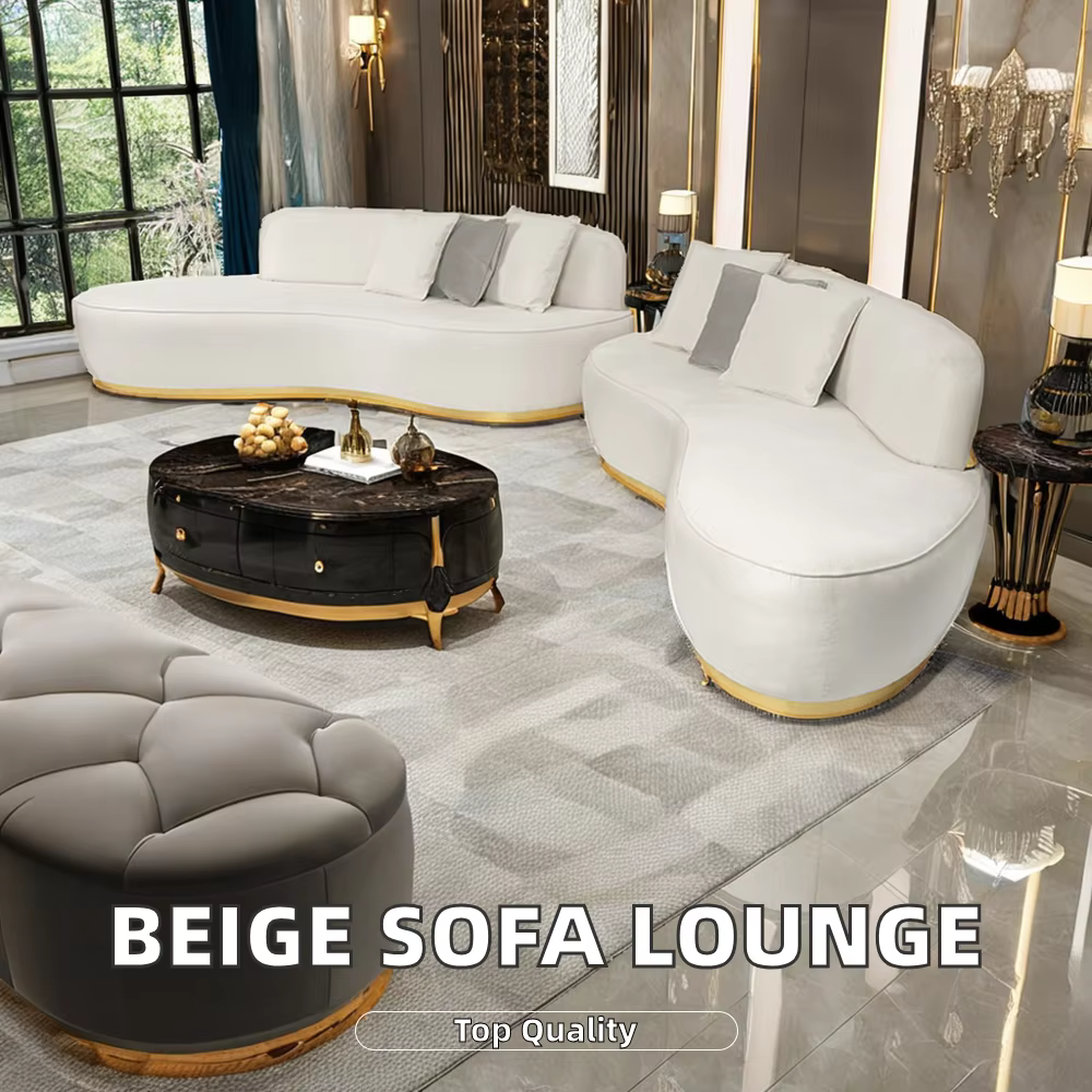 Luxury Modern Curved Sectional Sofa — image 2