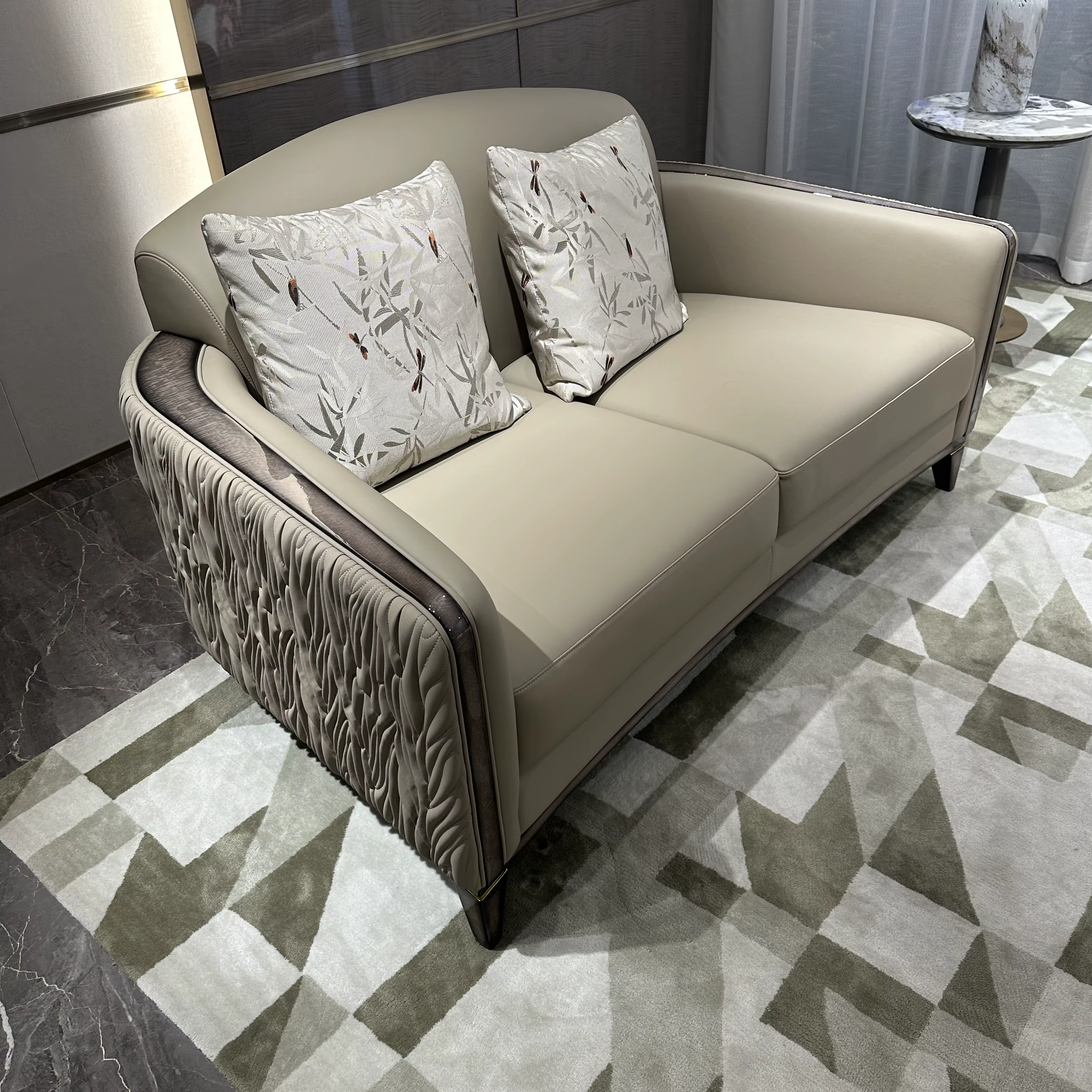 High-End Echt Lederen Sectionele Sofa Set — image 6