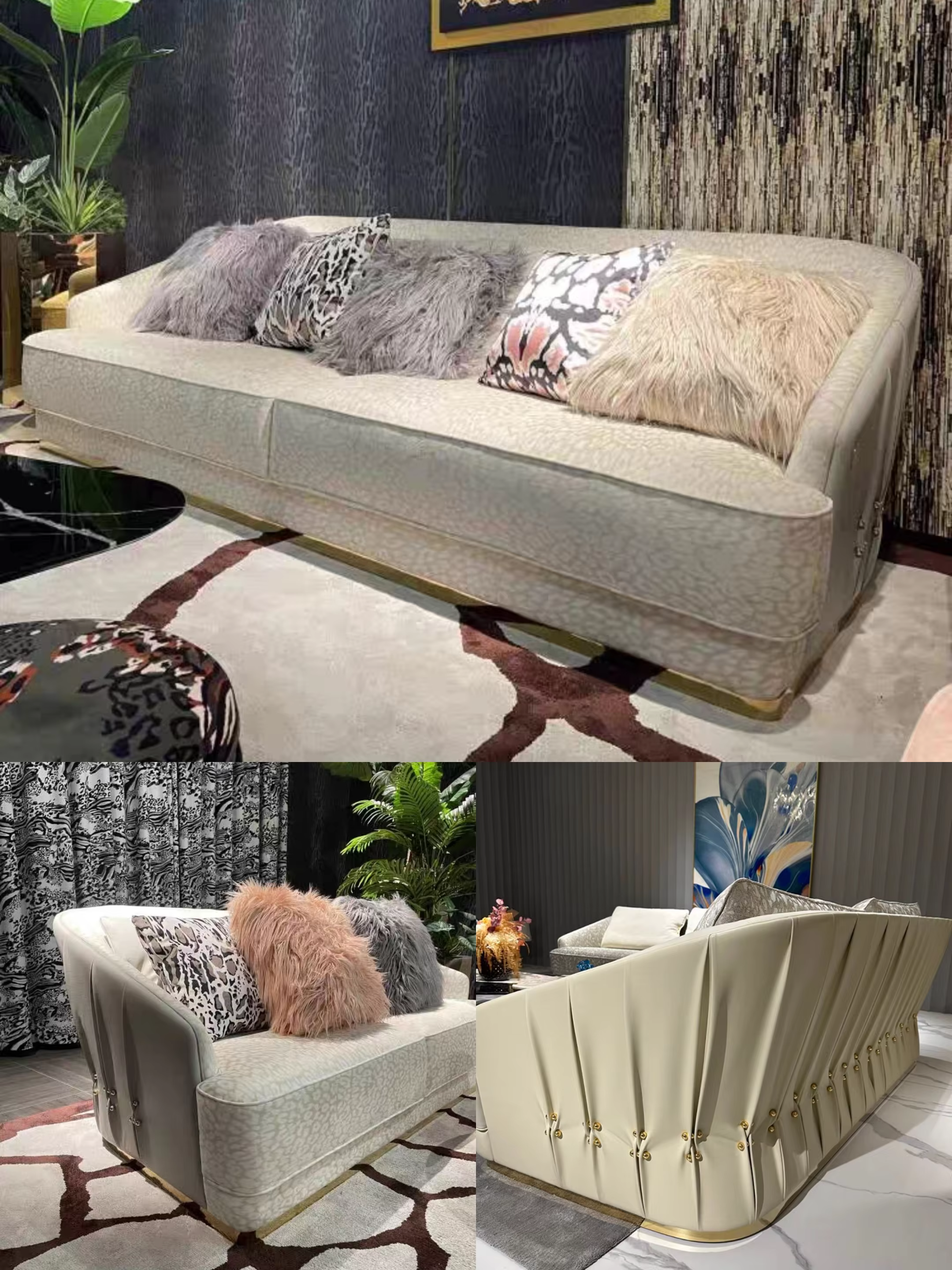 Furnistyle Custom Made Modern Luxury Living Room Sofa Set — image 4