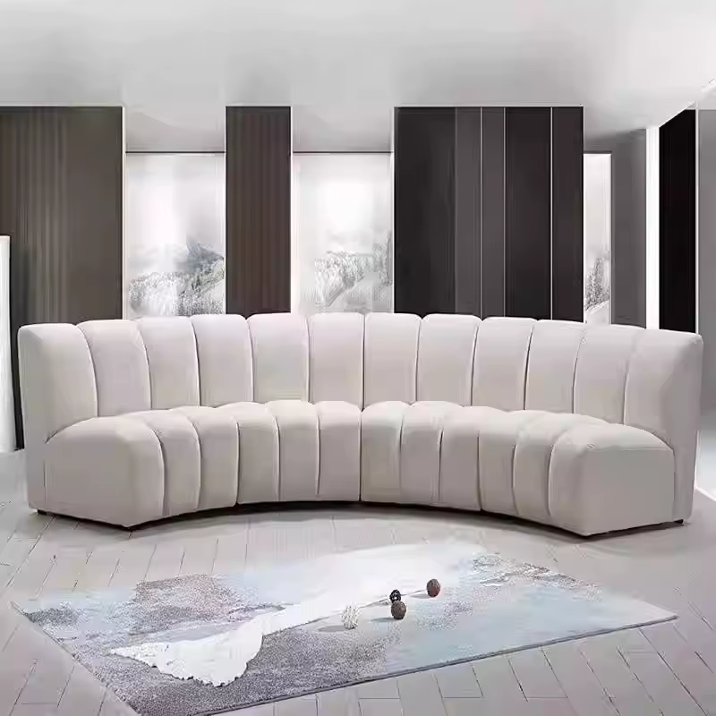 Furnistyle Custom High-end Semi-circular Sofa Set — image 4