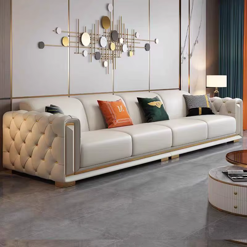 Transitional Design Luxury 1 2 3 Seater Chesterfield Sofa Set — image 4