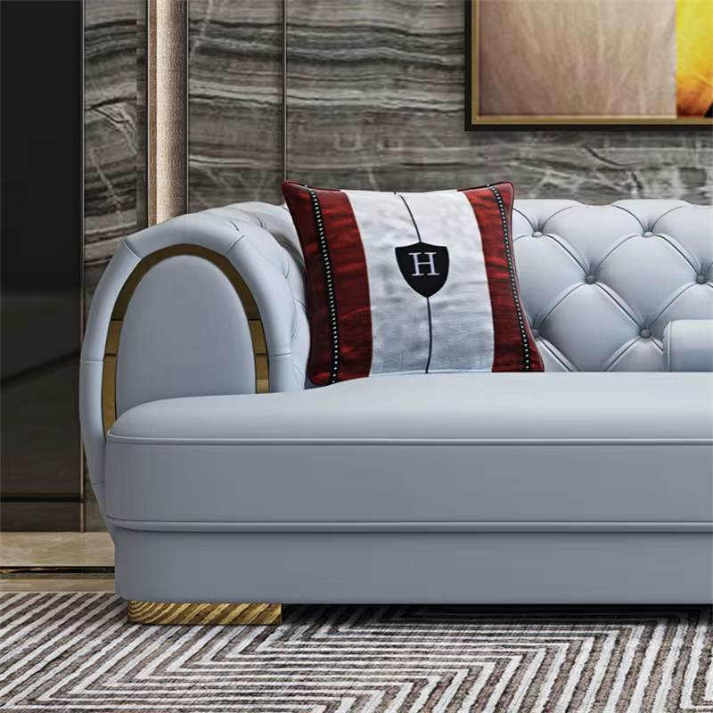 Furnistyle Italian Design Luxury Chesterfield Upholstered Sofa — image 4