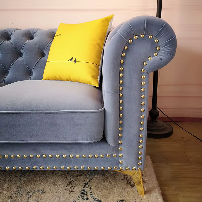 Furnistyle Luxury 3-Seater Chesterfield Sofa — image 4