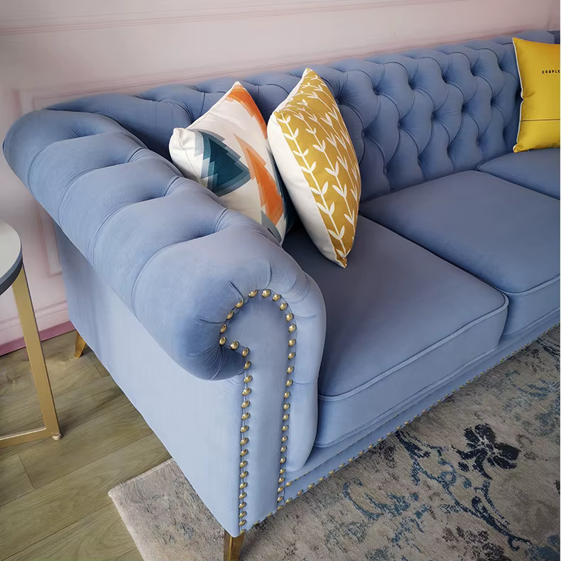 Furnistyle Luxury 3-Seater Chesterfield Sofa — image 5